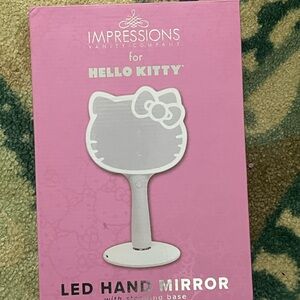 Impressions Hello Kitty LED Hand Mirror - Pink